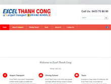 Tablet Screenshot of excelthanhcong.com.au